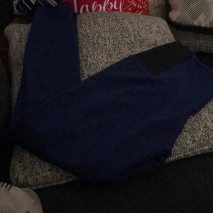 Fashion Nova Blue Ponte straight leg pants